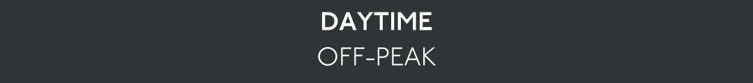 3 daytime off peak